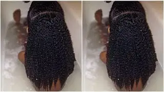 How to Mositurize and Twist Out Little Girls Natural hair|Retaining Moisture