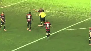 Richard Dunne sent off at Hillsborough