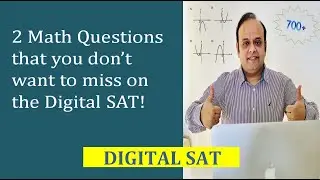 Dec 2024 SAT Prep - Don't miss these Math Questions to score 700+!
