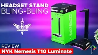 Headset Stand Jempolan Bling-Bling NYK Nemesis T10 Luminate Review Indonesia