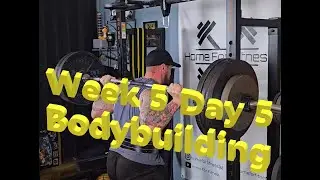 Bodybuilding Plan | Week 5 Day 5  #squatsfordays #howto #calfraise #legcurls #bodybuilding