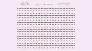 Make your own pleating dots | Smocking without a pleater