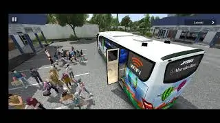 PERMAINAN MOBIL BUS TELOLET BASURI NAIKIN PENUMPANG DI TERMINAL 😱 VLOG GAME BUS SIMULATOR INDONESIA 