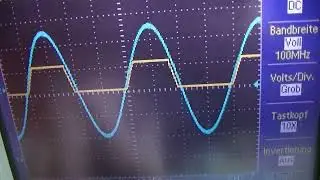 Audio Opamp Messungen mit DDS Frequenzgenerator Oszilloskop und Lautsprecher - eflose #1477