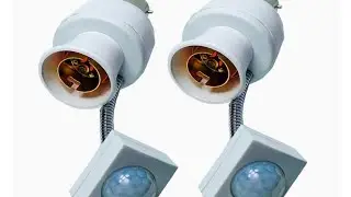 Unleash Night and Day Brilliance with AUTO Motion Sensor Bulb Holder!