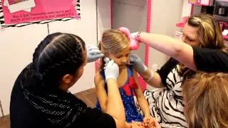 Ear Piercing At Club Girly Girlz Auckland New Zealand