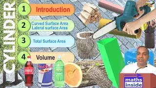 Volume, C.S.A. and T.S.A. of cylinder, hemi-cylinder, quarter, hollow and combined cylinder.