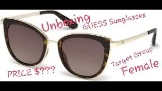 Guess Female Sun glasses Unboxing Price Material Lens Details Temple Details Original Point