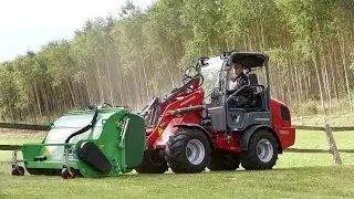 Weidemann – Hoftrac® 1380 Einsatz mit Schlegelmäher
