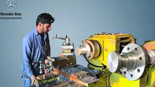Mercedes Truck Tun Plate Kingpin Making | Trailer Turn Plate Pin