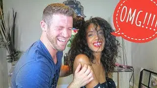 HUSBAND DOES MY NATURAL HAIR!!!!