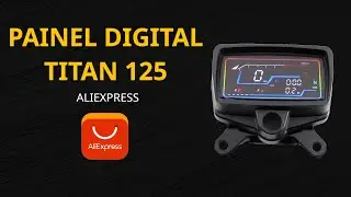 Painel digital do Aliexpress na Titan CG 125 1999 &ndash; Instala&ccedil;&atilde;o e teste
