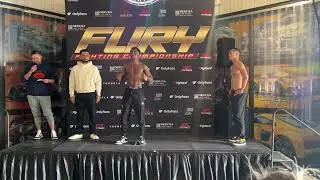 Fury FC 113 Official Weigh-In & Face-Offs | Kamera vs. Silva