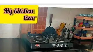 My Small Indian kitchen Countertop organization...How to make Space in Small kitchen #kitchen