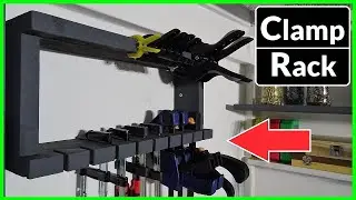 How to Make a Simple Clamp Rack - From Pallet Wood (Workshop Storage Ideas!)