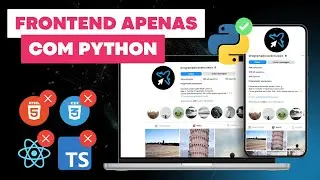 ESQUEÇA O REACT JS ⚛️! Clone a interface de qualquer site com Python! Clonando perfil do Instagram