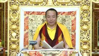 Dedication Prayer for late V.V. Tenga Rinpoche at Palpung Sherabling monastic seat on 6 April 2012