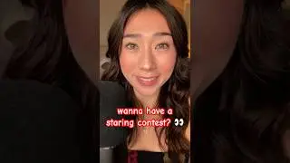 wanna have a staring contest? #asmr #triggersforsleep #relax #tingles #asmrrelaxation #eyecontact