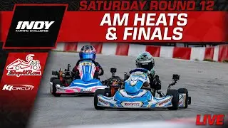2025 Indy Karting Challenge Rd. 12 | Whiteland, IN | AM Heats & Finals