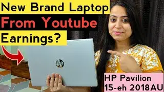 I Bought NEW LAPTOP From YouTube Money? | HP Pavilion 15-EH2018AU Ryzen 5 5625U 8GB/512 SSD Unboxing