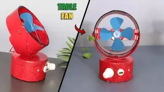 how to make table fan | PVC pipe se table fan bnaye | table fan experiment |