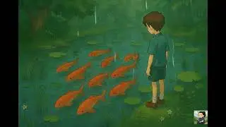 Rain falls &ndash; water flows &ndash; heart is calm - Lo-fi rhythm for studying, working / Rain sound