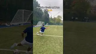 Almost lost my kids w that touch 🤕 #football #soccer #footballshorts #footballchallenge #challenge