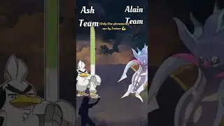 Ash Vs Alain pokemon Journey's Battle.#pokemon #shorts #trending #viralshorts #youtubeshorts