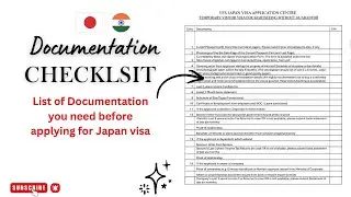 Japan Visa Documents ❌ Don&rsquo;t Miss This! Japan Tourist Visa Documents for Indians 🇯🇵 | Full List
