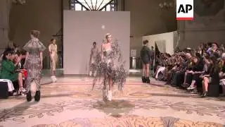Dutch designer presents fall/winter haute couture fashion show