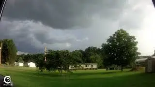 Nearby stationary thunderstorm - 6-29-2025 (Indoor South)