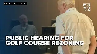 Battle Creek Planning Commission public hearing on rezoning of historic Riverside Golf Club