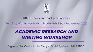 RC-01: (Day 1) Two Days Workshop- Academic Research and Writing Workshop