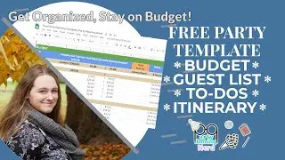 How to Get Organized to Save Money on Parties | FREE PARTY PLAN TEMPLATE