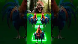 Zombie Rooster🐓| Tiles Hop Animals Dance #tileshop #tileshopedmrush #tileshopgameplay #tileshopgame
