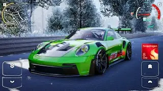 Porsche 911 GT3 RS CarX Street mobile Snapdragon 8 elite gameplay new snow season update 