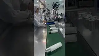 High speed facial lotion filling line | Skincare OEM Solutions #skincare #skincareoem