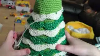 Relaxing crochet with me - Christmas tree decoration - Christmas advent day 19