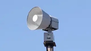 FS 2001-DC (Roundback) Tornado Siren Test, Fostoria, OH