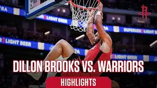 Dillon Brooks (24 points) Highlights vs. Golden State Warriors l Houston Rockets