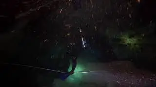 Scuba diving the ballroom at Ginnie Springs