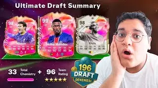 D&Uuml;NYA REKORUNU KIRDIM Draft Challenge! 196 Yapabilmek İ&ccedil;in 4 Kez KADRO KURDUM! | EA FC 25 DRAFT