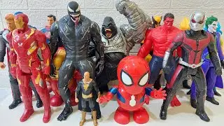 BLACK ADAM vs SUPERMAN vs SPIDER-MAN vs THANOS vs VENOM CARTOON  CAPTAIN AMERICA AVENGERS ASSEMBLE!!