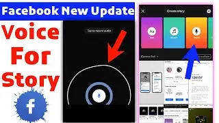 Facebook New Update Voice Record For Stories 2022 | Voice Feature For Story | Voice Record For Story