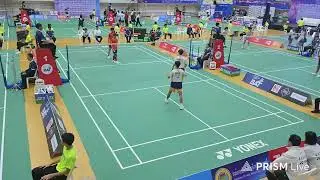 ชายคู่ รอบก่อนรองชนะเลิศ รายการ phathumthani junior 2025