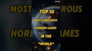 TOP 10 SCARIEST HORROR GAMES || In the World || 2024-25😬😬 #short #shorts #top10