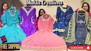 2026 Party Wear Sale Collection 👗 Designer Suits & Sharara Sets | Mukta Creations | COD Available