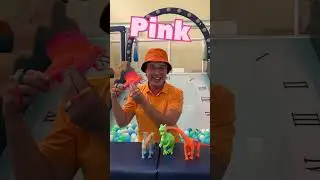 🌈 Learn Colors With Fun And Friendly Dinosaurs #shorts #learningthroughplay