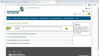 How to use the Standards NZ database