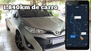Viajando 1.840 km de carro